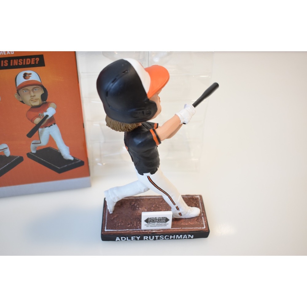 Baltimore Orioles SGA 7/28/24 Adley Rutschman Switch Hitter Bobblehead Black - Picture 2 of 4